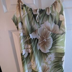 Dynamite Green Floral Dress